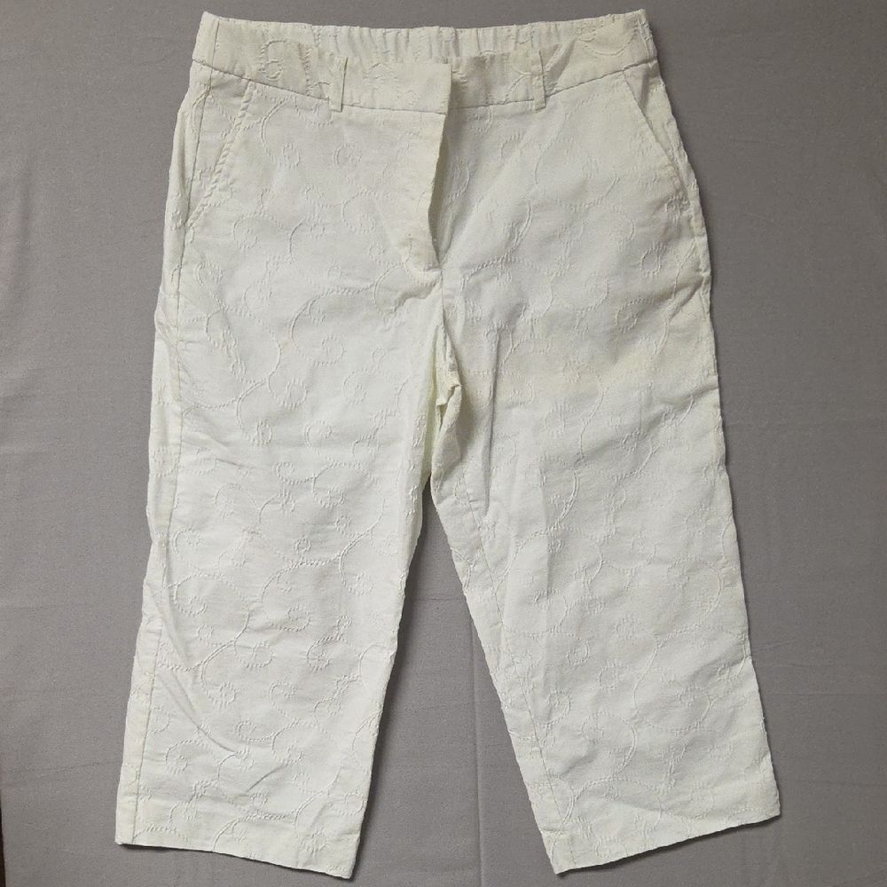 Kim Rogers Women's  Cream Chinos